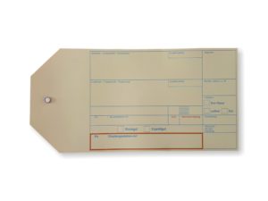 AnhÀnge-Etiketten - FrachtgutanhÀnger